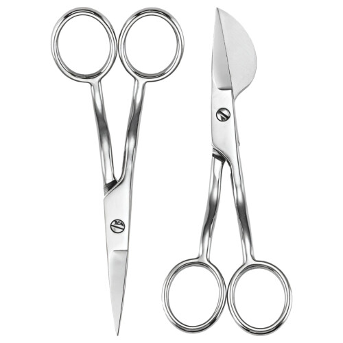 Precision Crafting Scissors Set 2 pcs 3CR13 Stainless Steel