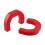 Front Tow Hook Covers Replacement Hitch Cover Red 2