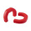 Front Tow Hook Covers Replacement Hitch Cover Red 3