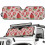 Red Strawberry Car Windshield Sun Shade Foldable 1