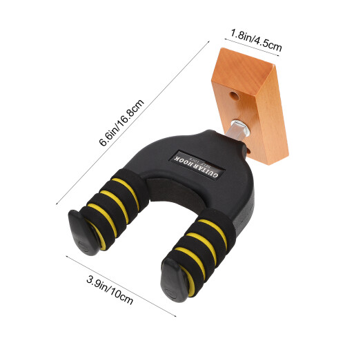 Guitar Wall Mount with Automatic Locking Hanger 6.3 Inches 1