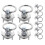 L Track Tie Down Fitting for Truck Bed 10 pcs 5