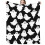 Ghost Halloween Blanket Black White 40x60 Inch Flannel 1