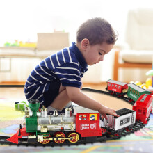 Kids Electric Train Toy with Light and Sound, Ages 2-5