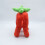Plush Strawberry Elephant Cushion Pillow Red 10-inch 5