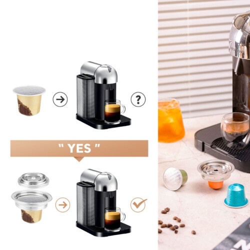 Stainless Steel Refillable Coffee Filter for Vertuo Next 2