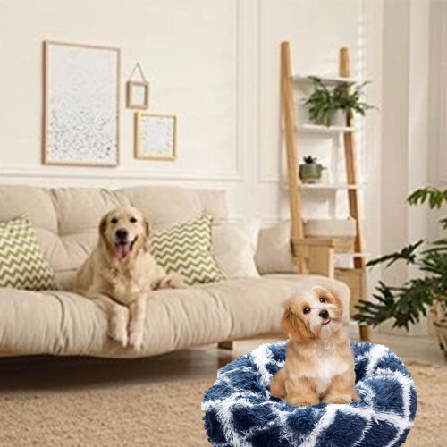 Donut Tufted Dog Bed Small Size 1