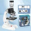1200X Student Biological Microscope Home School Science Lab Optical Instruments 7