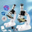 1200X Student Biological Microscope Home School Science Lab Optical Instruments 8