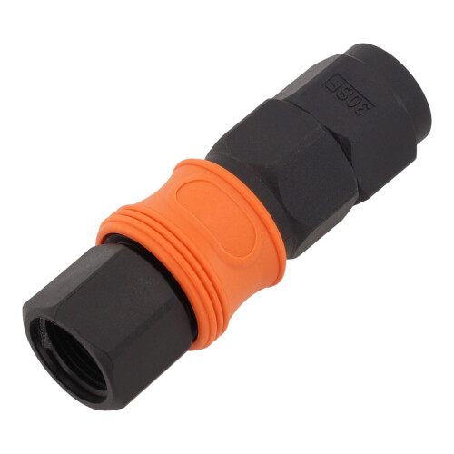PU Tube Connector C-Type Slide-and-Lock Mechanism 1