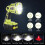 18V LED Flashlight for Ryobi ONE+ 12W 1120LM Red Night 5