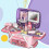 Pretend Play Center - 4-in-1 Activity Station with Storage 5