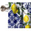 Blue Tile Lemon Window Valance 54x18 inch 6