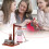 Garnhalter aus Holz mit Handyhalterung und magnetischem Spinner 7