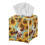 Solros Ko PU Läder Tissue Box Hållare Rektangulär Kub 7