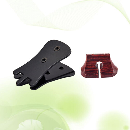 Erhu Mute with Bridge 2 Pieces Black 2