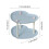 Cupcake Stand Round 2-Tier Blue 3