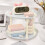 Cupcake Stand Blue 2-Tier Round Serving Tray 4
