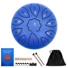 Steel Tongue Drum 6 Inch 11-Note Percussion Instrument
