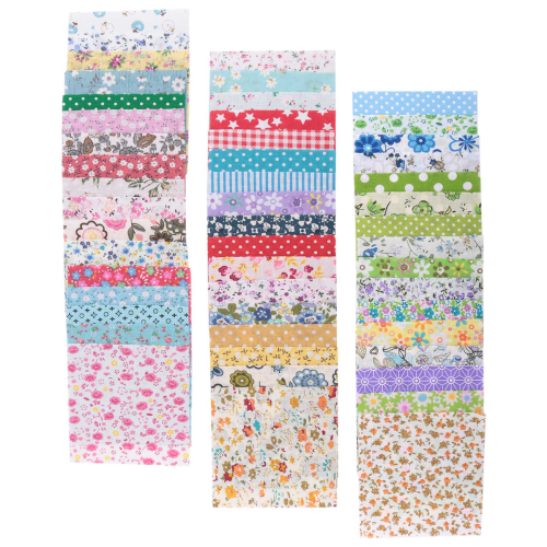Cotton Batik Fabric Squares Bundle 10x10cm 50-Piece 2