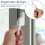 UPVC Window Handle Universal Espag Key Locking For Double Glazing- White UK 8