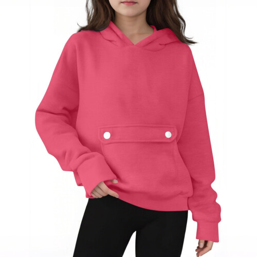 Women's Pullover Hoodie Long Sleeve Loose Fit Sweatshirt