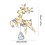 LED Lighted Star Tree Topper Warm White Battery-Powered 3