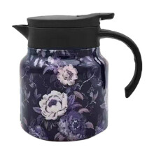 Stainless Steel Teapot with Infuser 28 oz Vintage Floral