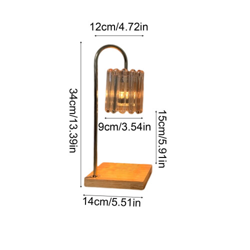 Candle Warmer Lamp Dimmable Adjustable Metal Holder 2