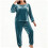Women's Flannel Pajama Set Long Sleeve Plus Size 4