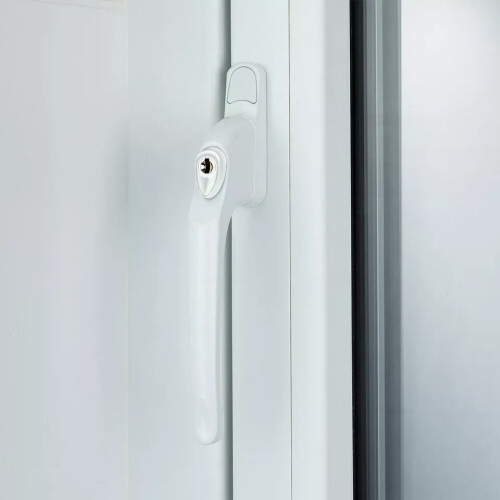 UPVC Window Handle Universal Espag Key Locking For Double Glazing- White UK 2