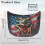 Housse de capot de voiture en polyester extensible avec drapeau américain et grenouille 7