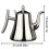 Bouilloire et cafetière en acier inoxydable 1000 ml 2