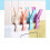Windjackenclips in Bonbonfarben, robust, 4 Stück 8