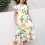 Mädchenkleid mit Blumenmuster und Volantärmeln 5