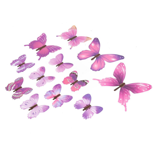 Luminous Butterfly Sticker 3D Simulation 1