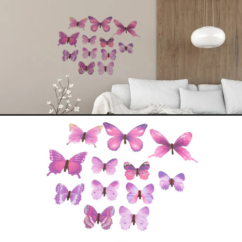 Luminous Butterfly Sticker 3D Simulation 2