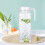 Glass Beverage Pitcher with Handle and Lid 1.5L 7