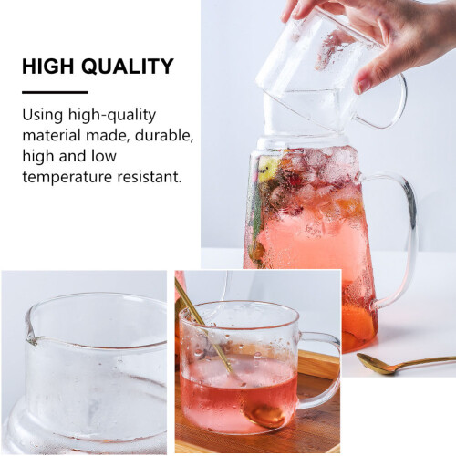 Glass Cold Water Pot with Large Capacity for Fruit Juice 1