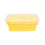 Boîte alimentaire pliable en silicone jaune 1200 ml 3