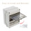 Circuit Breaker Box Plastic White Waterproof 1 Piece 3