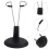 Stuffed Animal Display Stand Black 4 pcs 7