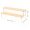 Double Layer Wood Shelf for Toy and Cupcake Display 3