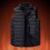 Black 9-Zone Heated Puffer Vest for Kids Sleeveless 4