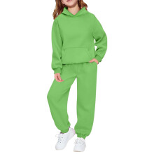 Kids Winter Hoodie and Jogger Set Soft Casual Athletic Wear