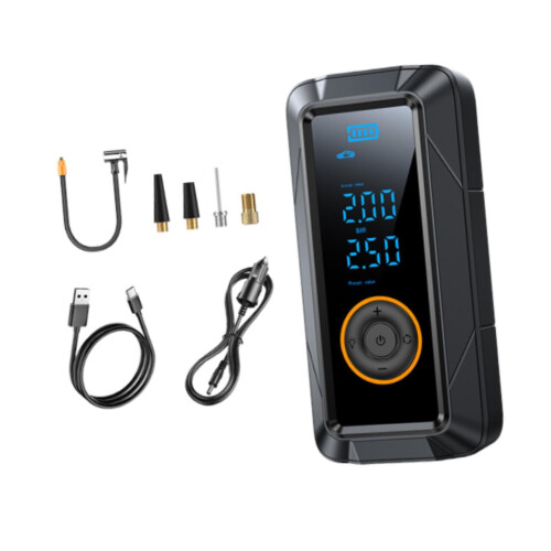 Tire Inflator Compact Rechargeable with Digital Pressure 2