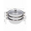 Stainless Steel Steamer Pot 3-Tier 28cm 4