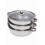 Stainless Steel Steamer Pot 3-Tier 28cm 5