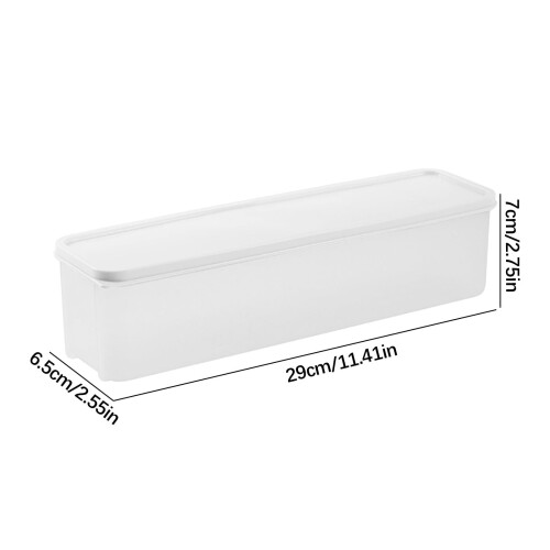 Plastförvaringslåda för mat 6,5 x 28 x 6,5 cm 1