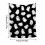 Ghost Halloween Blanket Black White 40x60 Inch Flannel 3